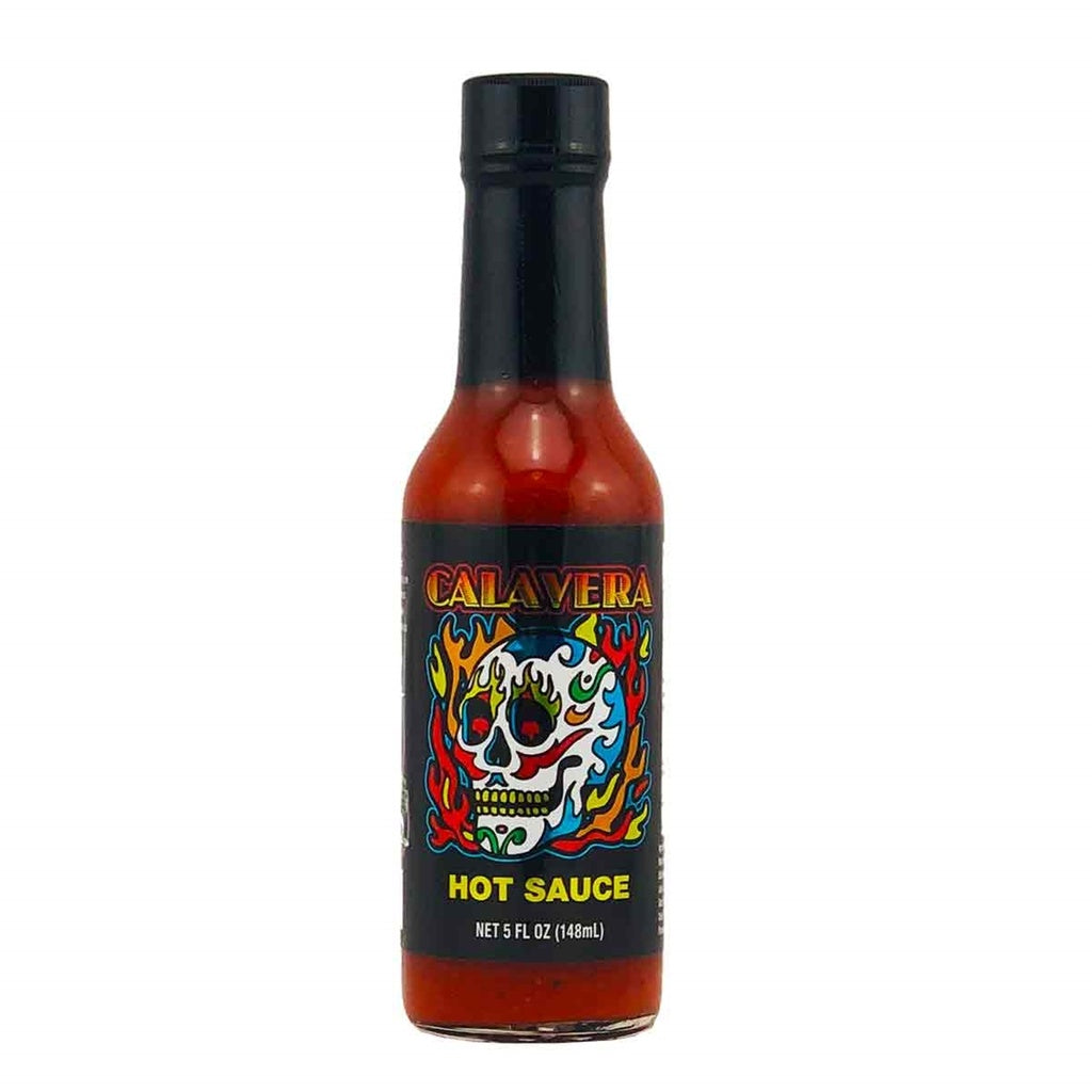 CaJohn’s Calavera Hot Sauce 5 fl oz (148 ml) super hot chile pepper sauce UPC 647293004935