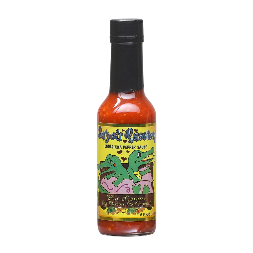 Bayou Passion Louisiana Pepper Sauce bottle 5 fl oz (150 ml) hot sauce UPC 642228301783