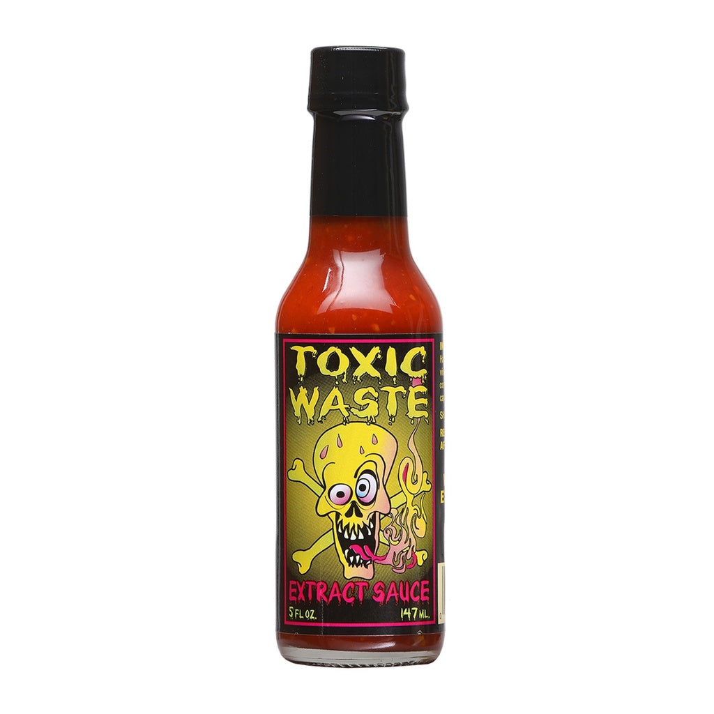Toxic Waste Extract Hot Sauce 5 fl oz bottle by Poison Pepper Company UPC 049746110635