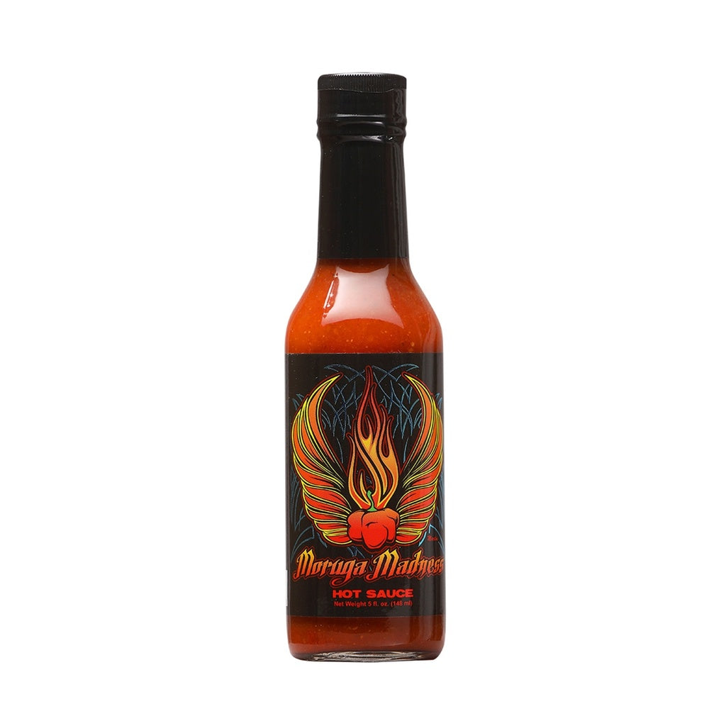 CaJohn’s Moruga Madness Hot Sauce bottle 5 fl oz ultra hot scorpion pepper hot sauce 647293002375
