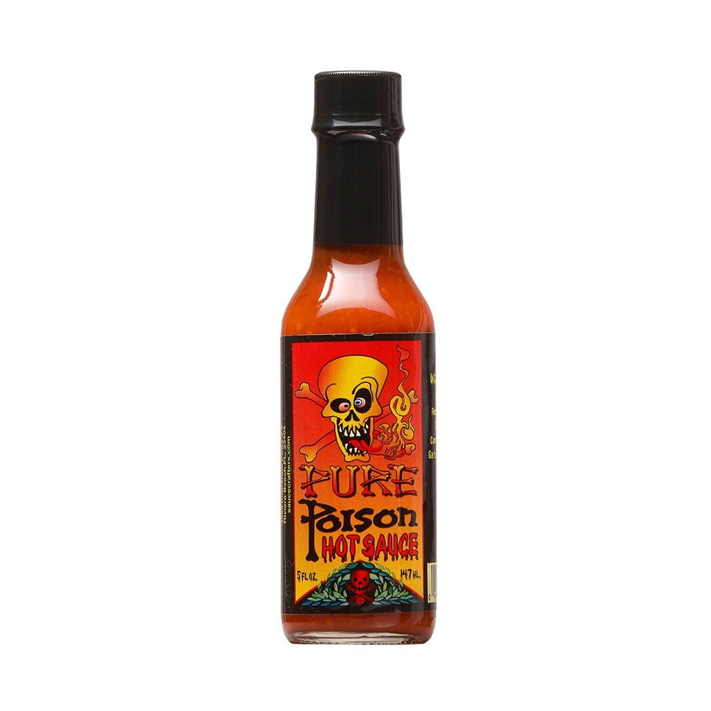 Pure Poison Hot Sauce 5 fl oz bottle SKU 1352 UPC 049749114616