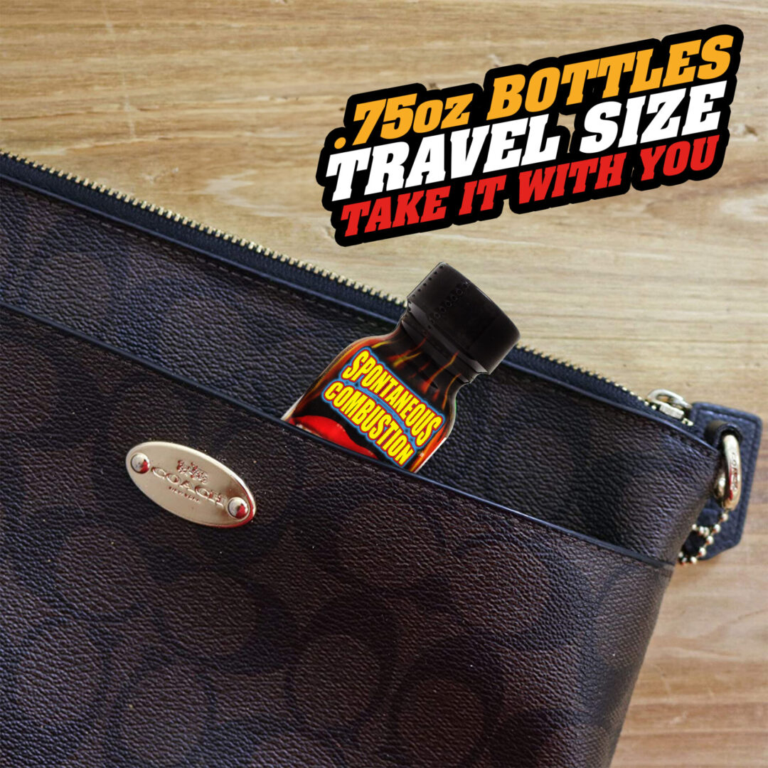Ass Kickin' Spontaneous Combustion Hot Sauce Mini – 22 ml, featuring Habanero, shown in a manufacturer lifestyle setting