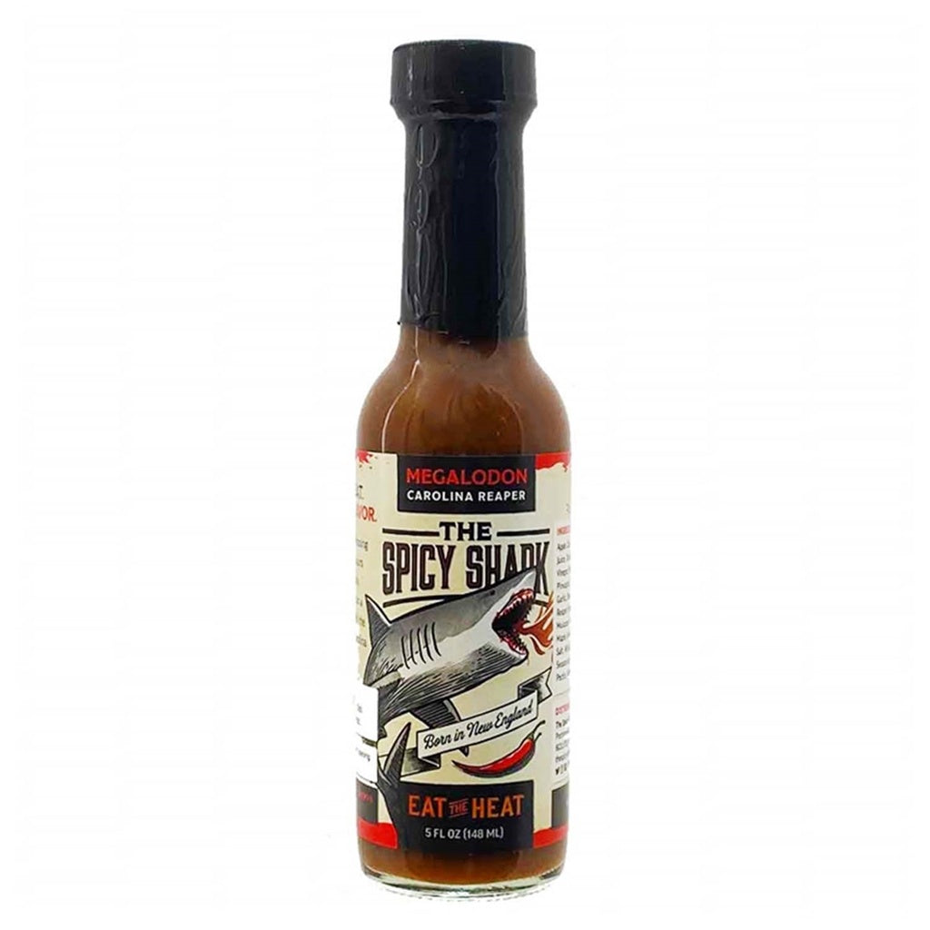 The Spicy Shark Megalodon Carolina Reaper Hot Sauce