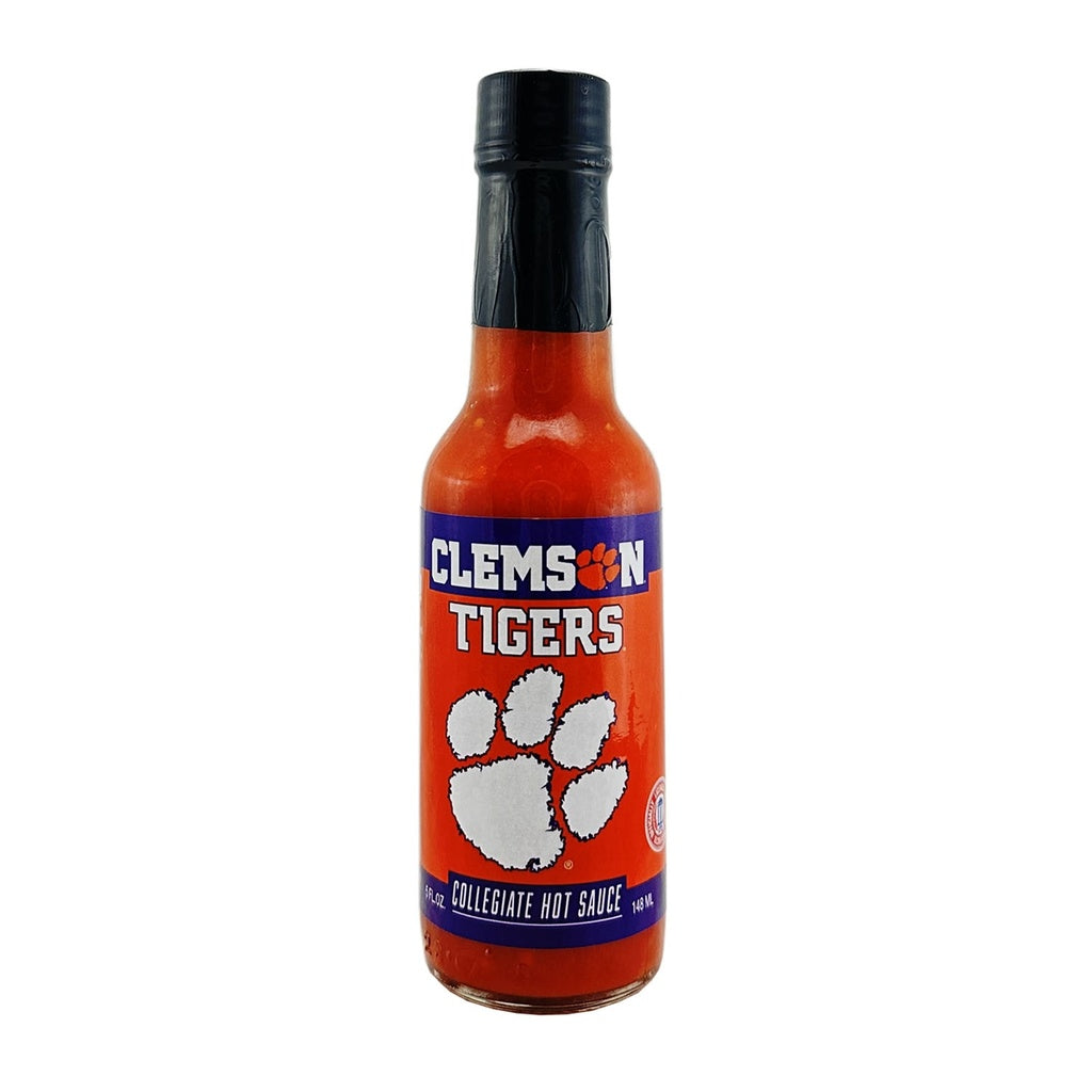Collegiate Clemson Tigers Hot Sauce 5 fl oz habanero collegiate hot sauce bottle
