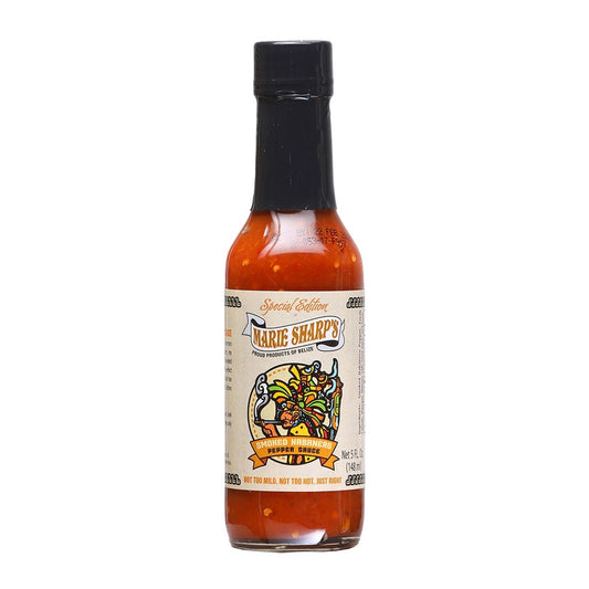 Marie Sharp’s Smoked Habanero Pepper Sauce 5 fl oz smoked habanero hot sauce UPC 025315368867