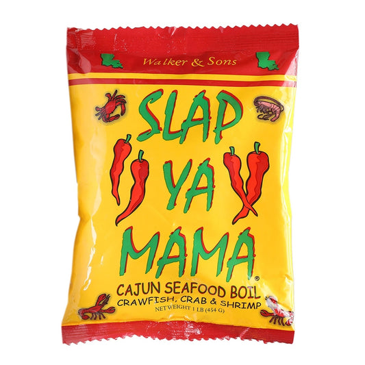 Slap Ya Mama Cajun Seafood Boil 1 lb (454 g) cajun seafood boil seasoning UPC 817885000090