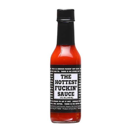 XXX Rated Hot Sauces Hottest Fuckin' Sauce bottle 5 fl oz (148 ml) extreme hot sauce UPC 736924506921