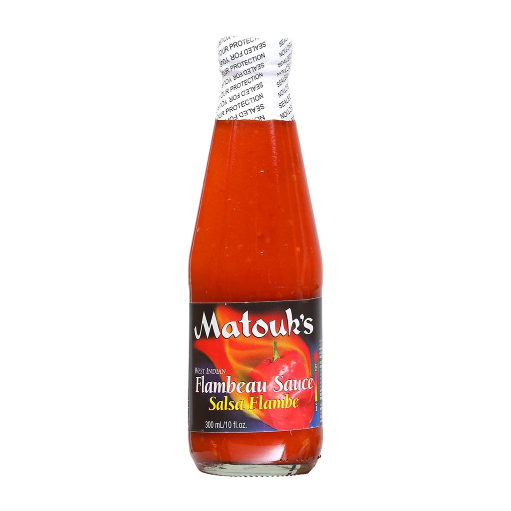 Matouk's West Indian Flambeau Sauce Hot Sauce 10 fl oz bottle SKU 1231 UPC 036494040420