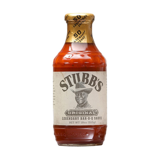 Stubb’s Original Bar-B-Q Sauce bottle 18 oz classic barbecue sauce 734756000020