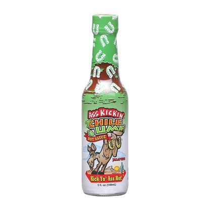 Ass Kickin’ Chile Lime Hot Sauce 5 fl oz hot sauce 089382117094