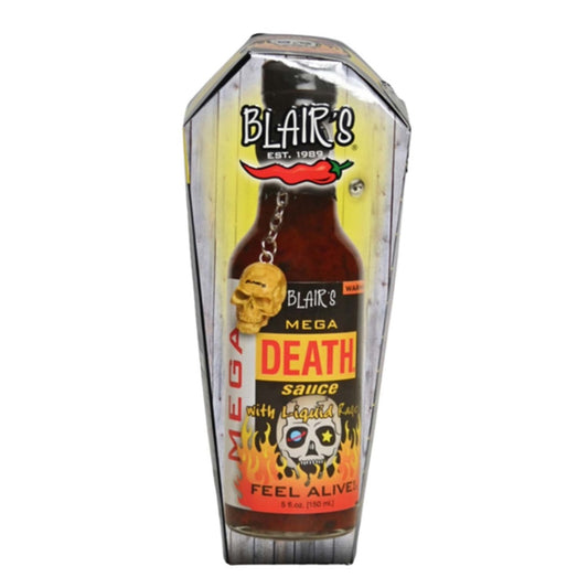 Blair’s Mega Death Sauce with Liquid Rage extreme hot sauce bottle with liquid rage death sauce – 5 fl oz hot sauce – 700941201015