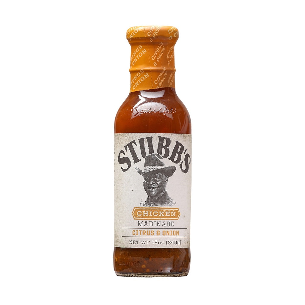 Stubb's Chicken Marinade 12 oz citrus and onion gluten free marinade for grilling and roasting poultry and meats.
