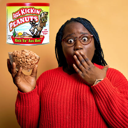 Ass Kickin' Peanuts, featuring Habanero, shown in a manufacturer lifestyle setting