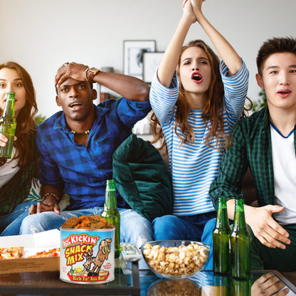 Ass Kickin' Snack Mix, featuring Habanero, shown in a manufacturer lifestyle setting