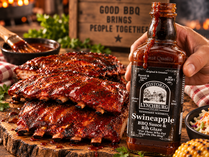 Historic Lynchburg Tennessee Whiskey Swineapple Rib Glaze & BBQ Sauce – 16 fl oz