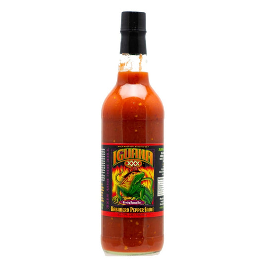 Iguana XXX Pretty Damn Hot Habanero Pepper Sauce 25.7 oz.