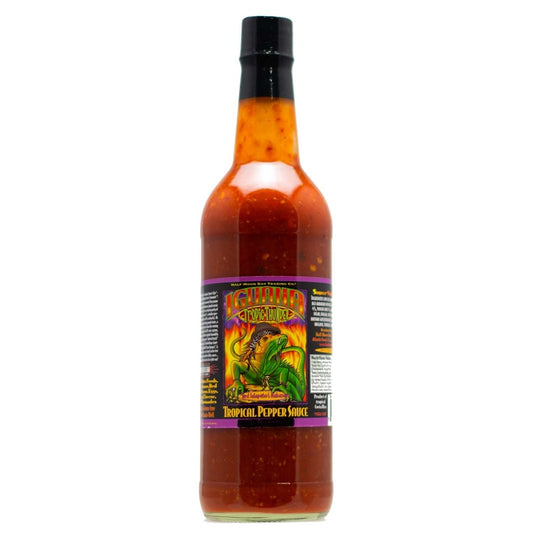 Iguana Tropic Thunder Red Jalapeño & Habanero Tropical Pepper Sauce 25.7 oz.