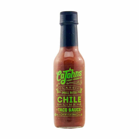 CaJohns Classic Small Batch Chile Lime Taco Sauce