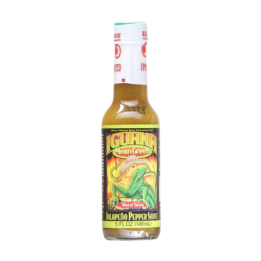 Iguana Mean Green Jalapeño Pepper Sauce 5 oz.