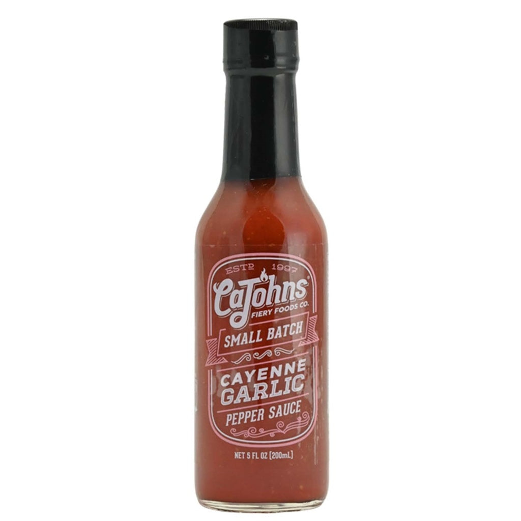 CaJohns Small Batch Cayenne Garlic Pepper Sauce