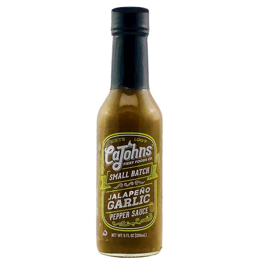 CaJohns Small Batch Jalapeño Garlic Pepper Sauce